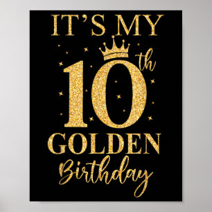 Poster É O Meu Ouro Aniversário De 10 Anos