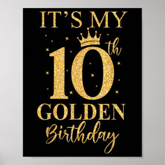 Poster É O Meu Ouro Aniversário De 10 Anos