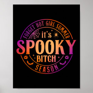 Poster É o Tee do Dia das Bruxas de Halloween Spooky Seas