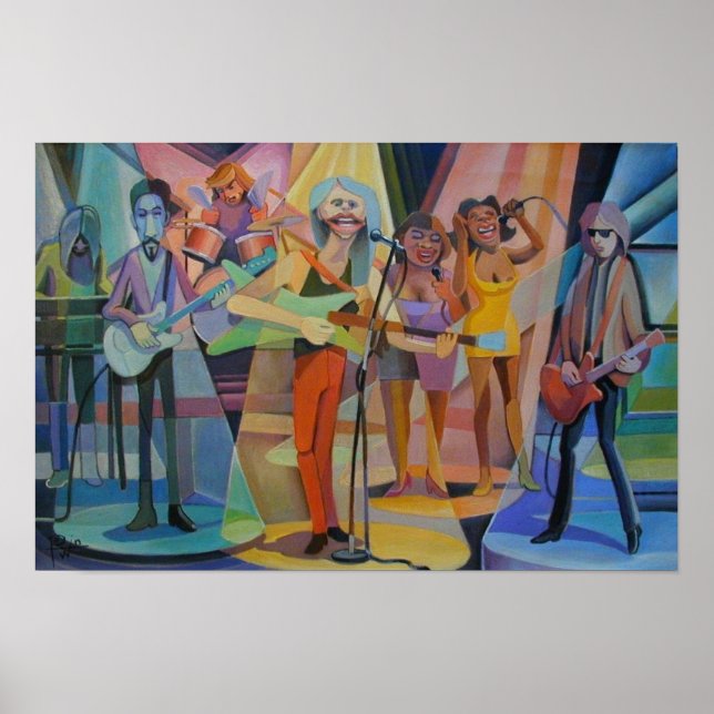 Póster É o único Rock and Roll (Frente)