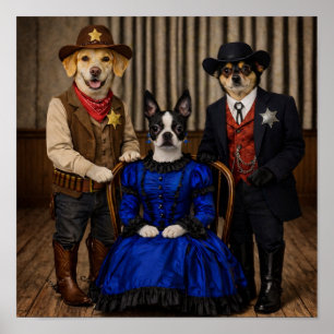 Poster "É o Velho Oeste"