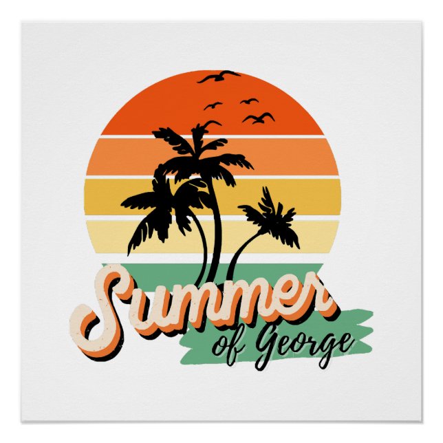 Póster É o Verão de George (Frente)