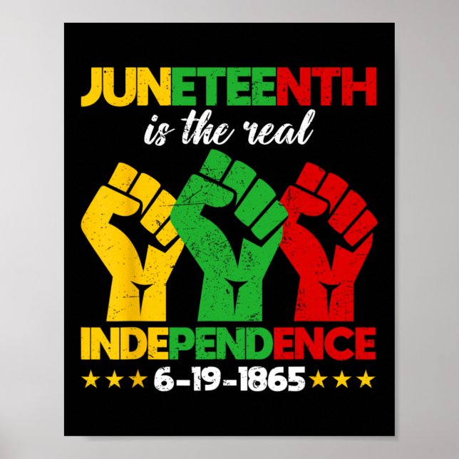 Poster É o verdadeiro Dia da Independência 1865 Orgulho d (Frente)