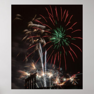 Póster ...E os foguetes vermelho, verde e Dourado brilho