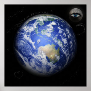 Póster … E os relógios de lua sobre a terra