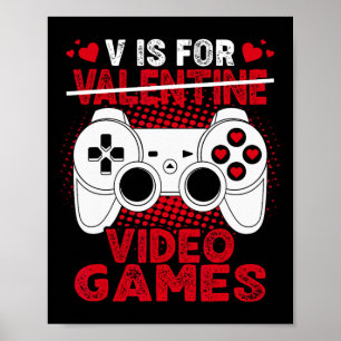 Poster É Para Videos games Gamer Boys Men K