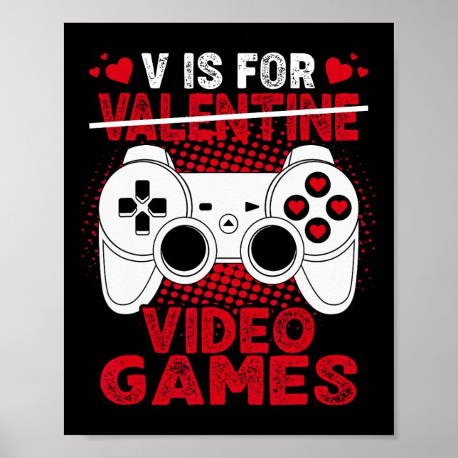 Poster É Para Videos games Gamer Boys Men K (Frente)