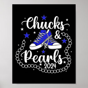 Poster E Pearls Kamala Harris 2024 Meme Vote Presidente