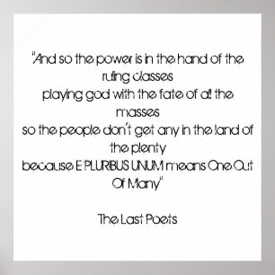 Póster E Plugribus Unum