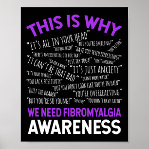 Poster É Por Isso Que Precisamos De Consciência Da Fibrom