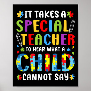 Poster É Preciso Um Professor Especial Para Ouvir O Que U