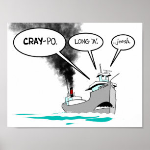 Poster É pronunciado CRAY-po