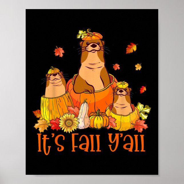 Poster É Queda... todos vocês... Pumpkin Outfit para o Ma (Frente)