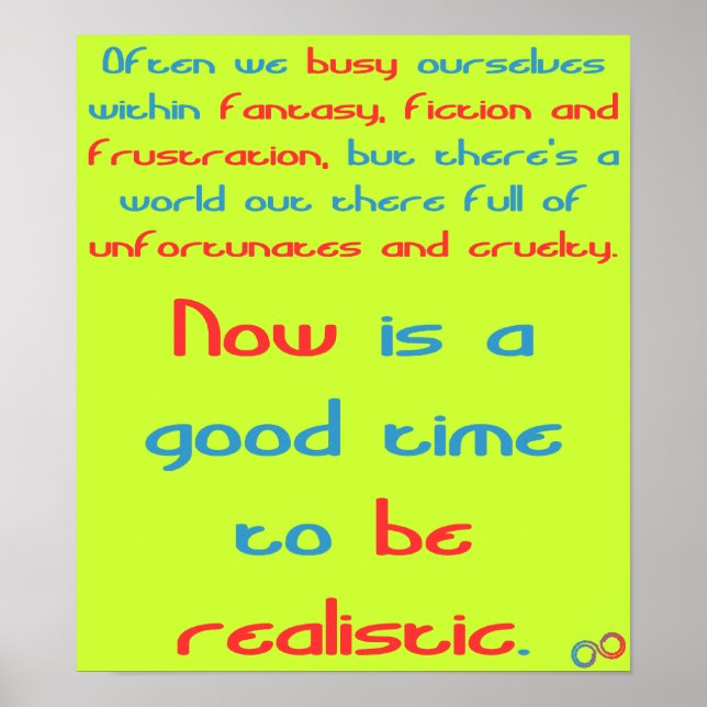 Póster é real (Frente)