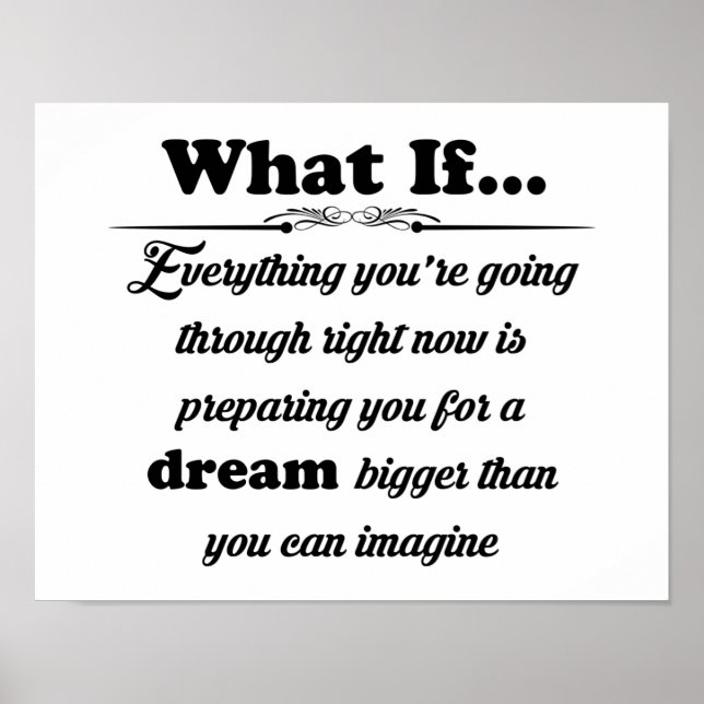 Póster E se (Frente)