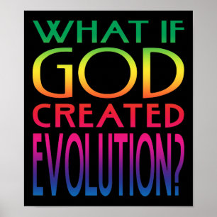 Póster E se Deus Criou a Evolução? Design Inteligente