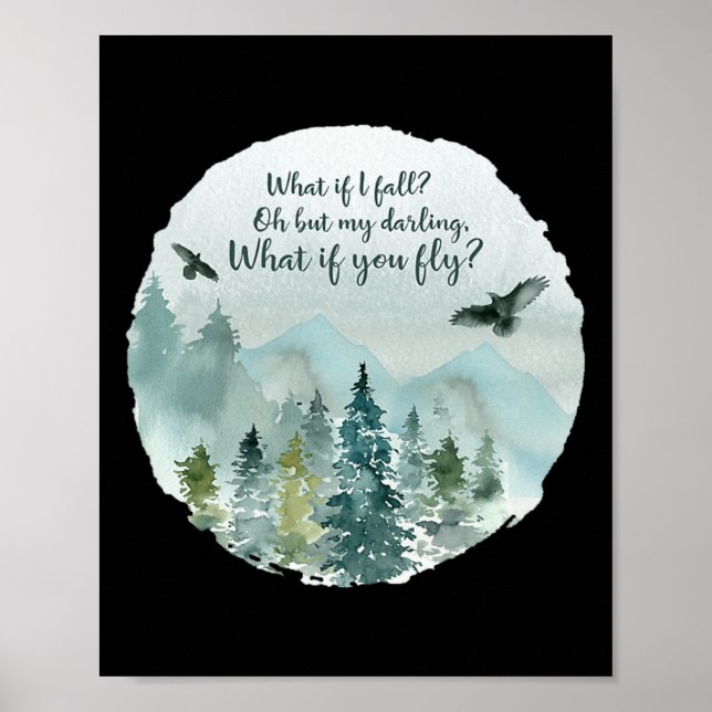 Poster E se eu cair no outono, dia de Ação de Graças (Frente)