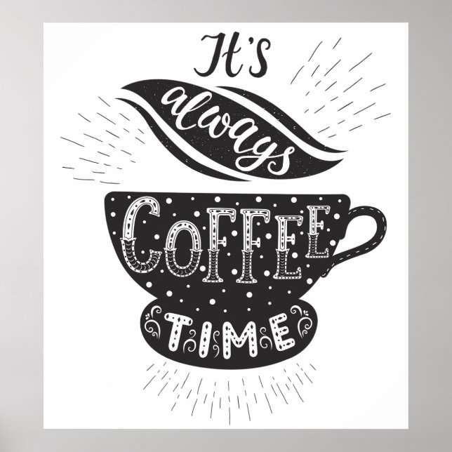 Poster É Sempre Hora do Café (Frente)