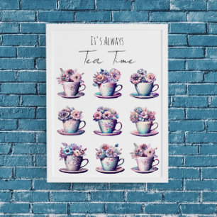 Póster É sempre tempo do chá