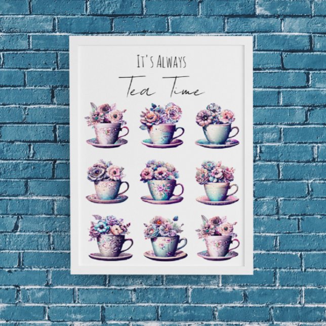 Póster É sempre tempo do chá (Criador carregado)