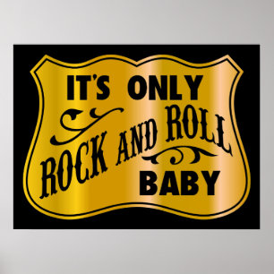Póster É só Rock and Roll Baby