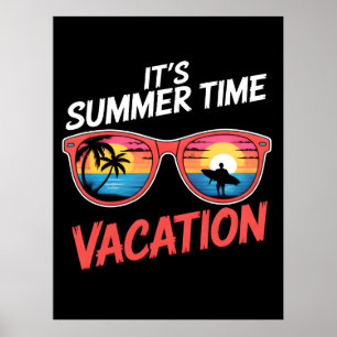 Poster É Temporada de Férias de Verão