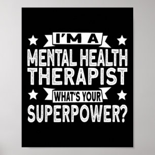 Poster E Terapeuta de Saúde Mental 