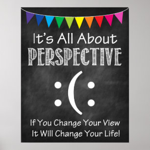 POSTER É TODA SOBRE A PERSPECTIVA!