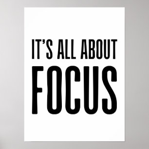 Poster É Tudo Sobre Foco : Cotações Automotivacionais :