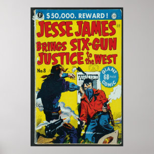 Poster E.U. cómicos - Jesse James