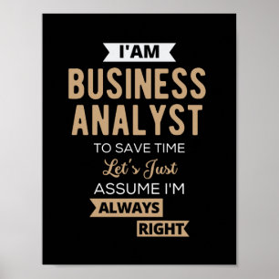 Poster é um analista de negócios para economizar tempo