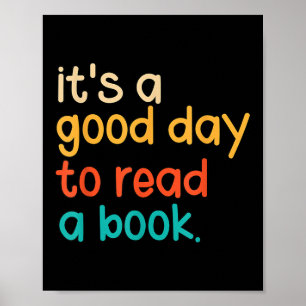 Poster É Um Bom Dia Ler Um Livro
