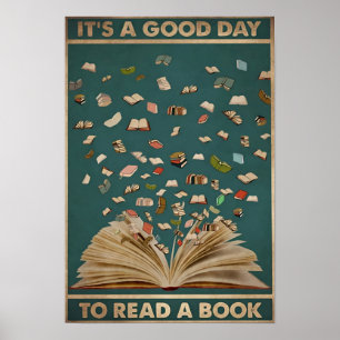 Poster é um bom dia para ler um livro