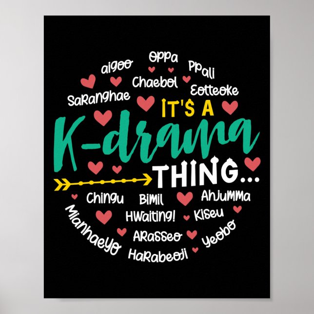 Poster É um drama K Drama Drama Coreano Oppa (Frente)