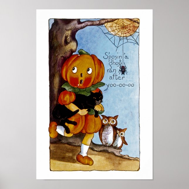 Póster É um Fantasma que correu atrás de Yoo-oo-oo! (Frente)