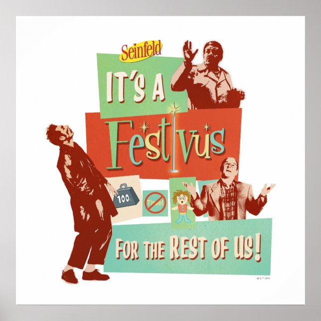 Poster É um Festivus para o Resto de Nós (Frente)