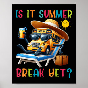 Poster É Um Motorista De Barramento De Verão No Dia Passa