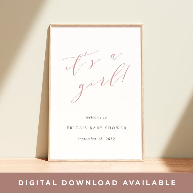 Poster É um sinal de boas-vindas de Cinza e Blush (Criador carregado)