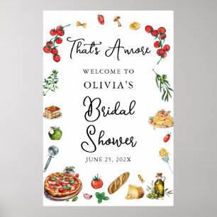 Poster É um sinal mais Chá de panela de boas-vindas