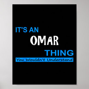 Poster É Uma Coisa Omar, Você Não Entenderia