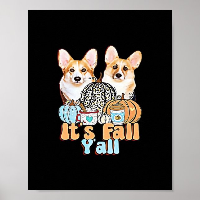 Poster É uma estética exclusiva de "Corgis" (Frente)