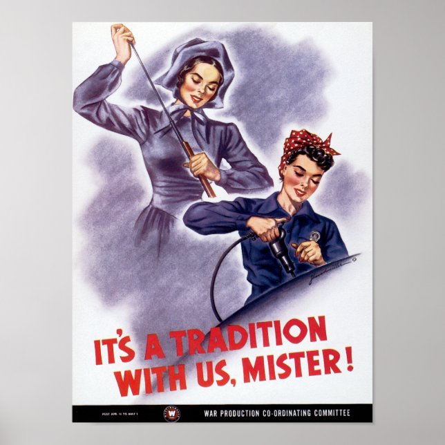 Poster É uma tradição conosco, senhor! (Frente)