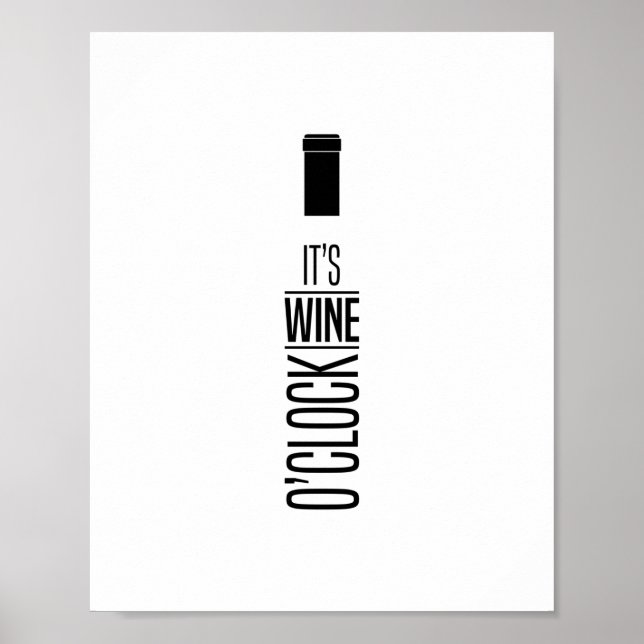 Poster É Vinho O'Clock, Cotação (Frente)