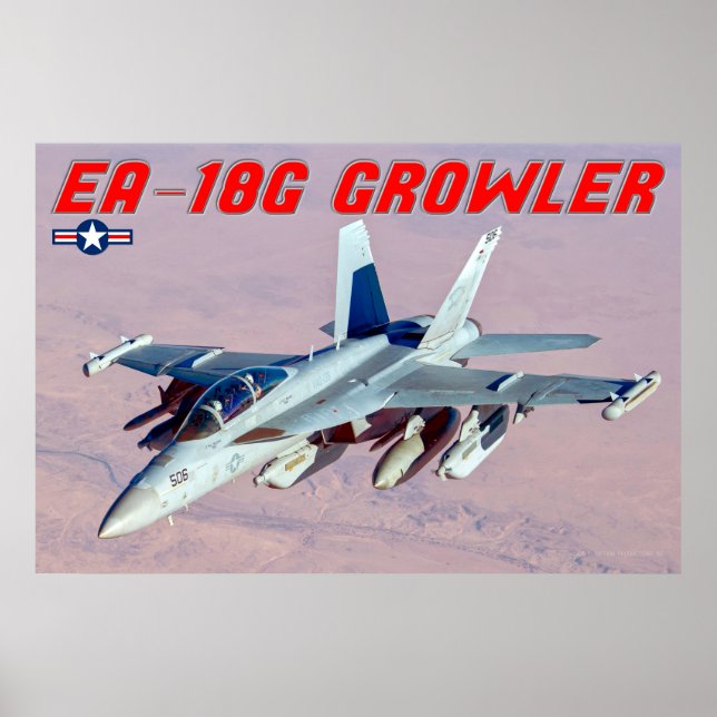 POSTER EA-18G GROWLER (Frente)