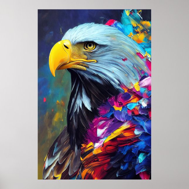 Poster Eagle Bald Eagle Animal Discovery Nature (Frente)
