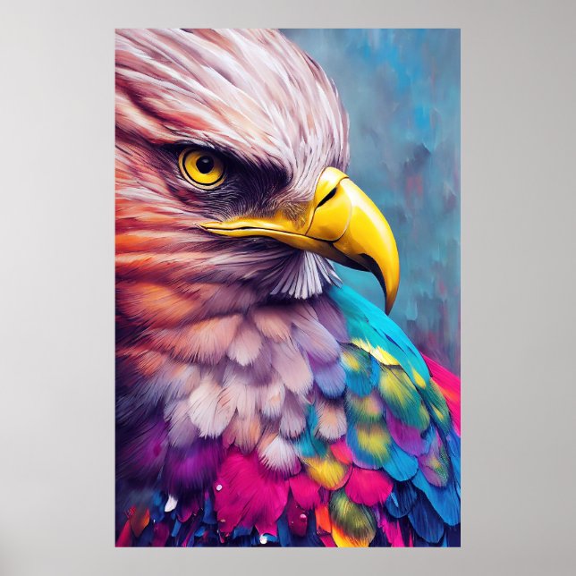 Poster Eagle Bald Eagle Animal Discovery Nature (Frente)