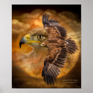 Póster Eagle-Espírito do poster/impressão da arte do