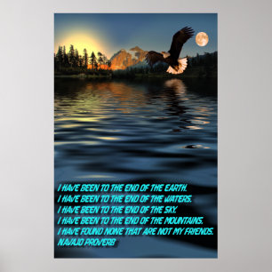 Póster Eagle-Flight-29-Navajo-Proverb