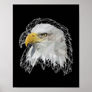 Poster Eagle Lowpoli