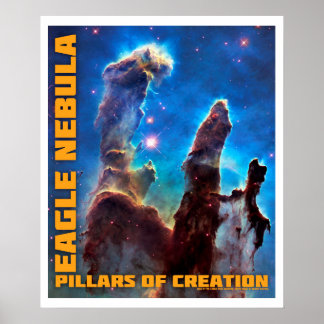 Póster Eagle Nebula Pilares da Criação